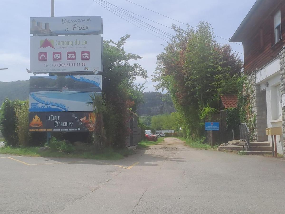 Chalet Pour 5 Personnes Equipe Sur Emplacement Privatif Dans Camping 4 Etoiles Appartenant Et Gere Par Un Particulier Hotel Foix Exterior foto